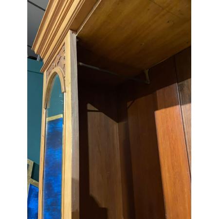 Edwardianische Kleiderschrank mit Spiegeltür