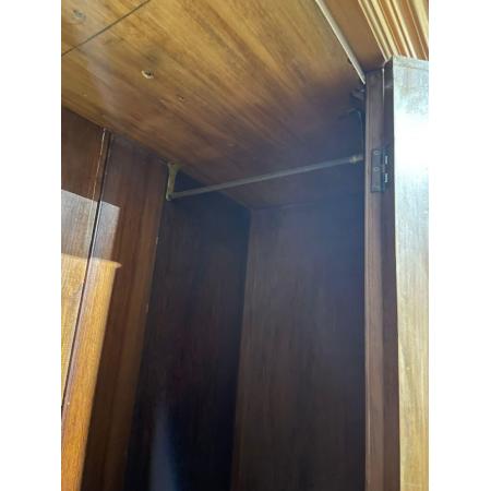 Edwardianische Kleiderschrank mit Spiegeltür