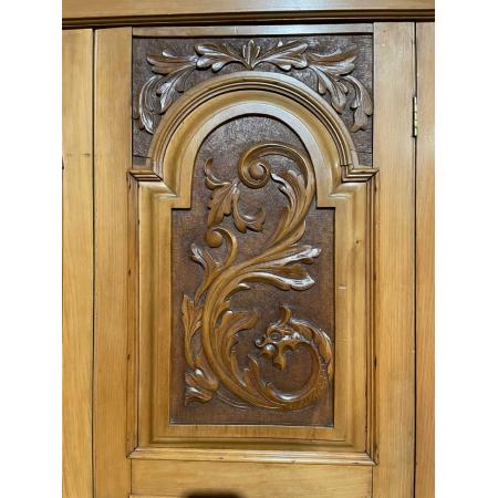 Edwardianische Kleiderschrank mit Spiegeltür