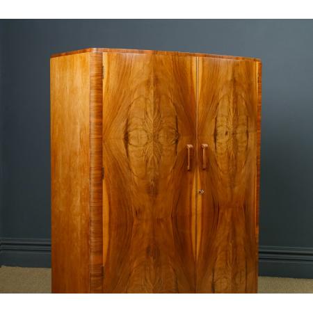 Art deco Kleiderschrank/ ca. 1940