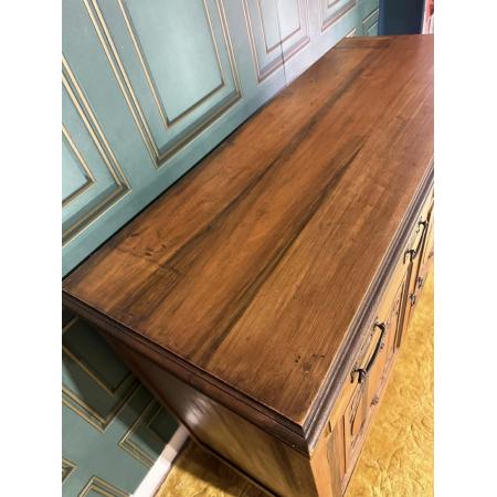 Edwardianisches Eichenholz Sideboard aus Massivholz