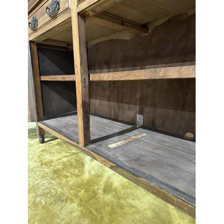 Edwardianisches Eichenholz Sideboard aus Massivholz