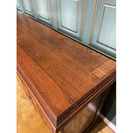 Edwardianisches Sideboard aus Eiche mit Spiegelrückseite