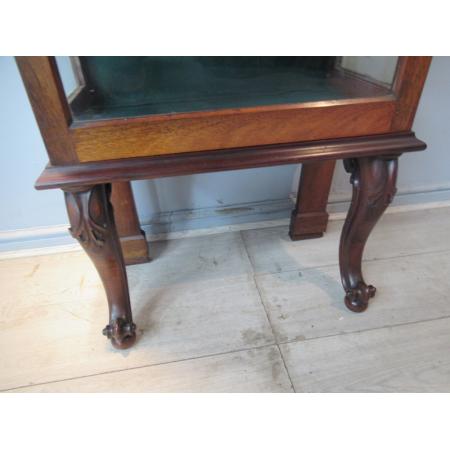 Spätviktorianische, schlanke Vitrine