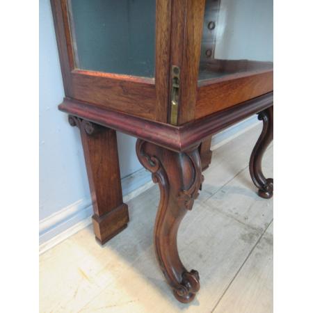 Spätviktorianische, schlanke Vitrine