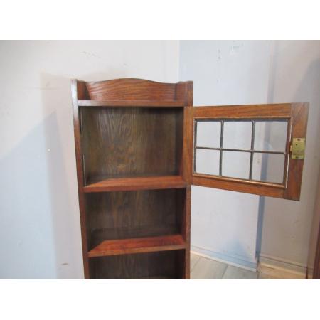 Kleines offenes Bücherregal aus Eiche