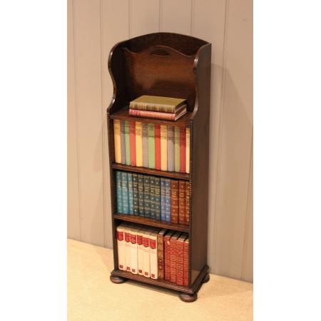 Offenes Bücherregal aus Eiche mit Zeitschriftenständer