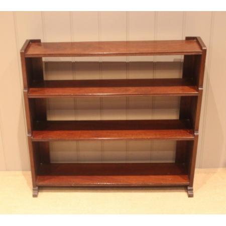 Art Deco offenes Bücherregal aus Eichenholz