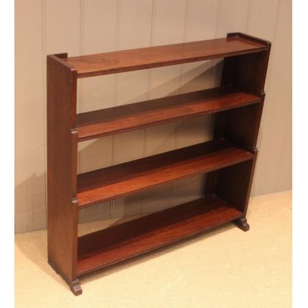 Art Deco offenes Bücherregal aus Eichenholz