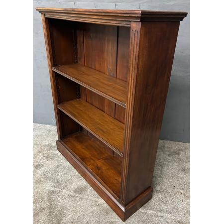 offenes Bücherregal aus Mahagoni