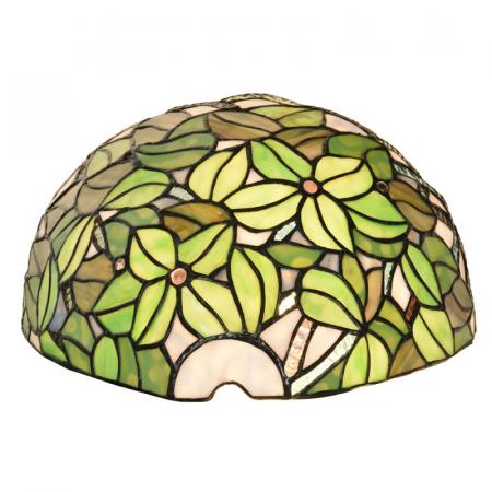 Clayre & Eef Wandleuchte Tiffany 30x15x18 cm Grün Glas Tiffany Lampen