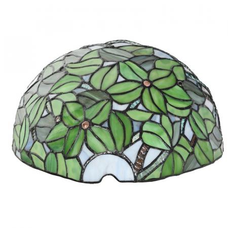 Clayre & Eef Wandleuchte Tiffany 30x15x18 cm Grün Glas Tiffany Lampen