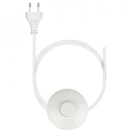 Clayre & Eef Stehlampe Leuchtturm 23x23x140 cm Weiß Holz