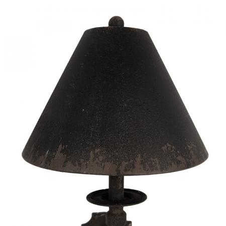 Clayre & Eef Wandleuchte 31x32x117 cm Schwarz Braun Eisen Wandlampe