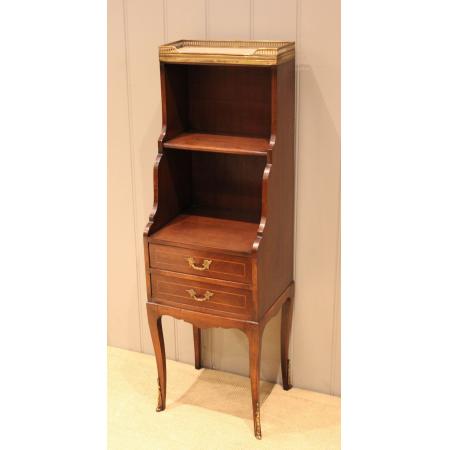 französischer Mahagoni Beistellschrank