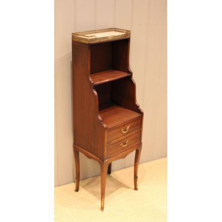 französischer Mahagoni Beistellschrank