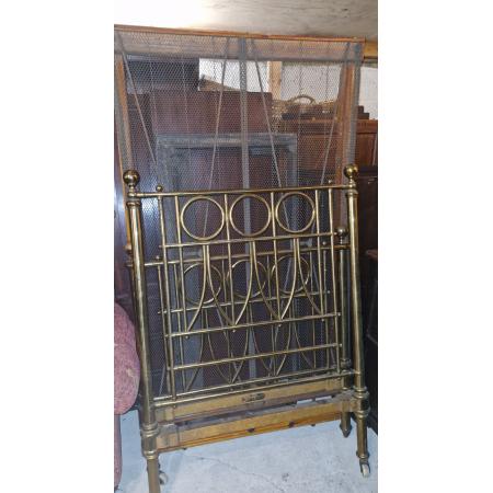 Viktorianisches Einzelbett aus Messing