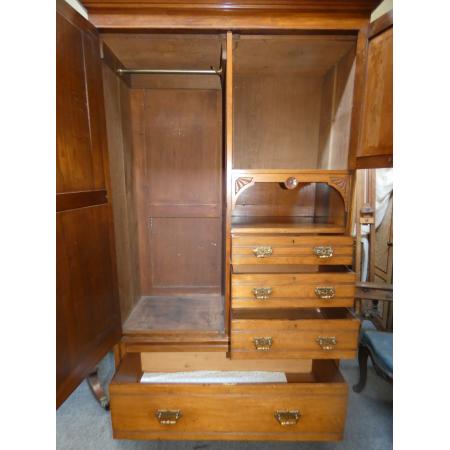 Arts and Crafts Kleiderschrank/ ca. 1900