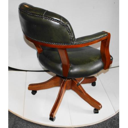 Antiker revolving desk chair aus Mahagoni