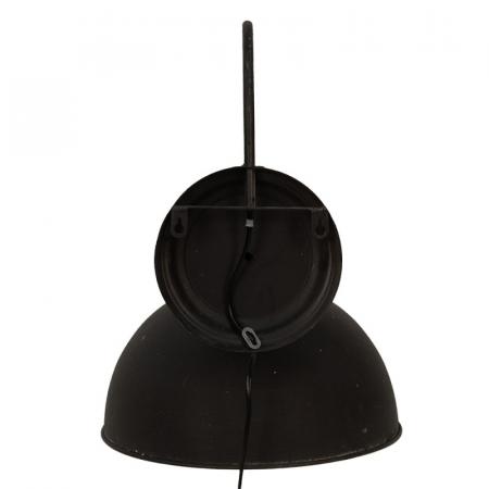 Clayre & Eef Wandleuchte 44x35x44 cm Schwarz Eisen Wandlampe
