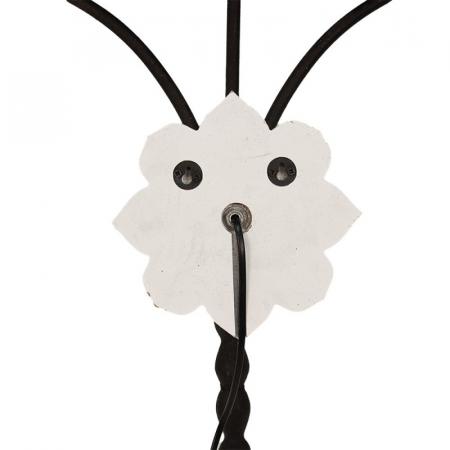 Clayre & Eef Wandleuchte 124 cm Schwarz Eisen Wandlampe