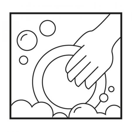 Clayre & Eef Pfeffer- und Salzstreuer 2er Set Ei Ø 5x9 cm/ Ø 5x7 cm Weiß Schwarz Keramik Kaninchen Oval