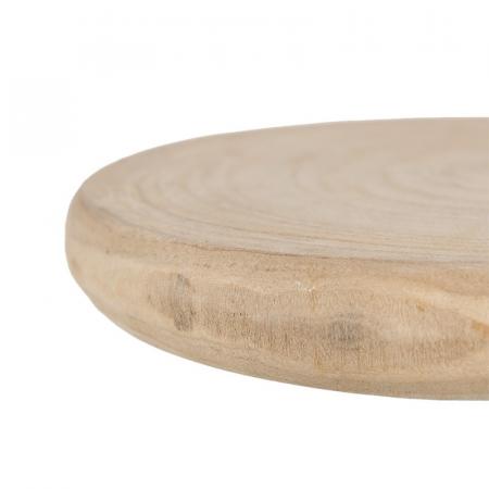 Clayre & Eef Pfannenuntersetzer Ø 30 cm Braun Holz Rund Topfuntersetzer