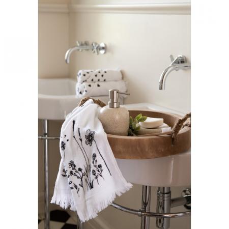 Clayre & Eef Dekoration Serviertablett Ø 35 cm Braun Holz Rund Servierplatte