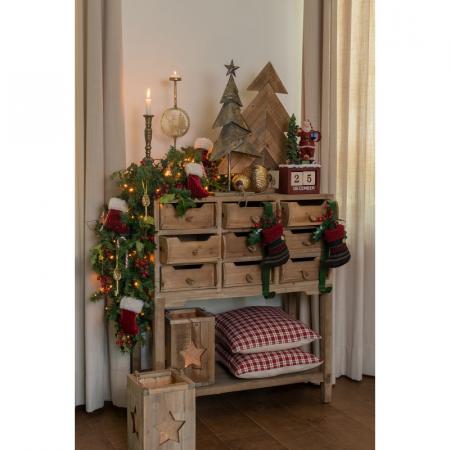 Clayre & Eef Schubladenschrank 80x35x90 cm Braun Holz Rechteck Kommode