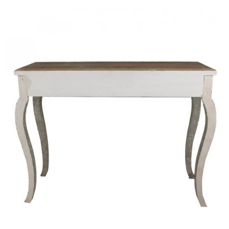 Clayre & Eef Beistelltisch 125x41x91 cm Braun Beige Holz Konsolentisch