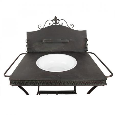 Clayre & Eef Frisiertisch 72x48x114 cm Braun Grün Eisen