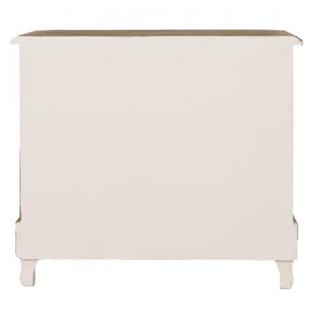 Clayre & Eef Sideboard 92x40x86 cm Braun Beige Holz Schubladenschrank