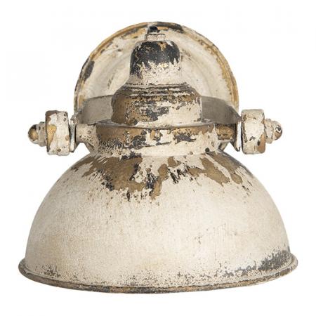 Clayre & Eef Wandleuchte 30x21x18 cm  Beige Braun Eisen Rund Wandlampe