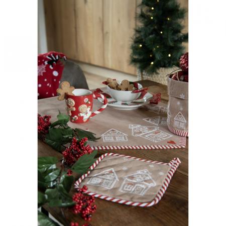 Clayre & Eef Tasse 325 ml Rot Keramik Trinkbecher