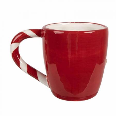 Clayre & Eef Tasse 325 ml Rot Keramik Trinkbecher