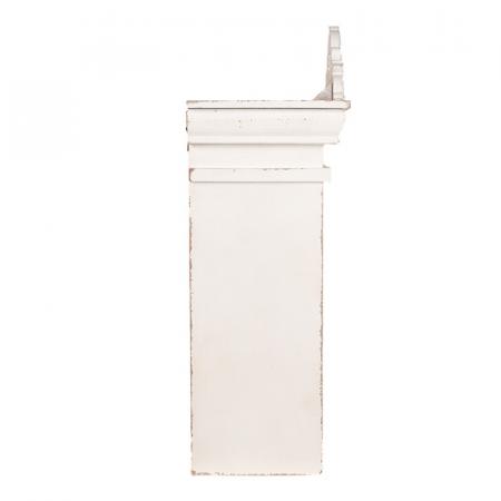 Clayre & Eef Wandregal 51x20x60 cm Weiß Holzprodukt Küchenregal