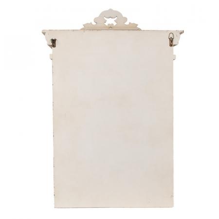Clayre & Eef Wandregal 51x20x77 cm Weiß Holzprodukt Küchenregal