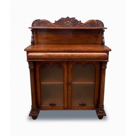 Regency rosewood chiffonier/ Schrank mit Aufsatz