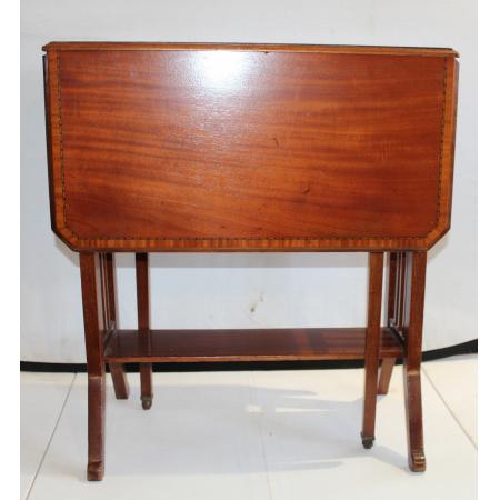 Edwardianischer Mahagoni Sutherland Tisch, aufklappbar