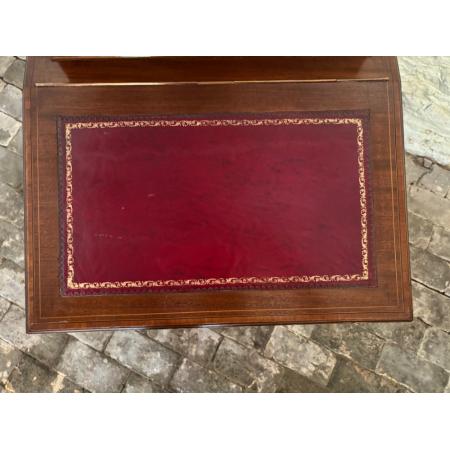 Edwardianischer Mahagoni Davenport, desk