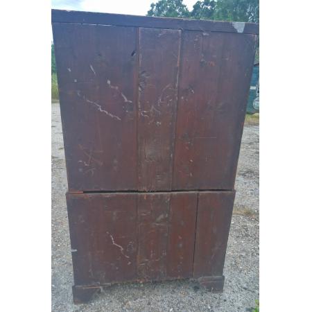 Georgianische Mahagoni Tallboy Kommode