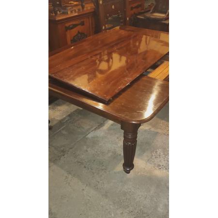 Antiker Esstisch, Ausziehtisch, großer Regency Tafeltisch