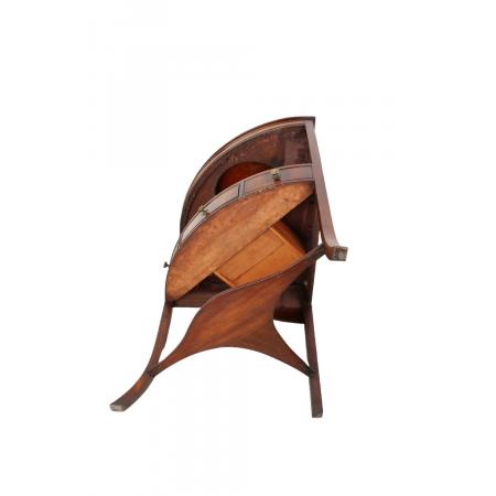 georgian washstand, aus Mahagoniholz im bow front style