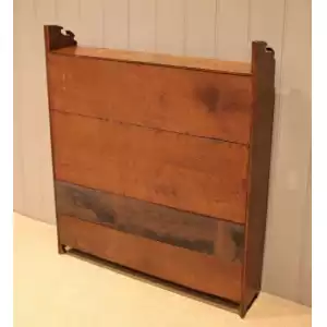 Antikes Edwardianisches Eichen-Bücherregal – Kompakt & Zeitlos