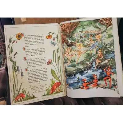 Aquarell-Buch mit Elfen, Kobolden und Feen