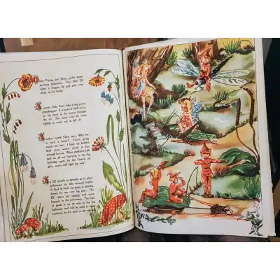 Aquarell-Buch mit Elfen, Kobolden und Feen