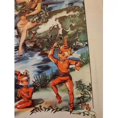 Aquarell-Buch mit Elfen, Kobolden und Feen