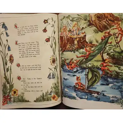 Aquarell-Buch mit Elfen, Kobolden und Feen