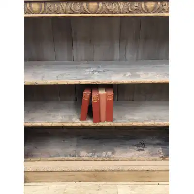 Großes viktorianisches Eichen-Bücherregal – Antikes Statement-Stück, ca. 1880