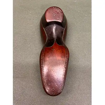 Antiker 19. Jahrhundert Carved Shoe Snuff 